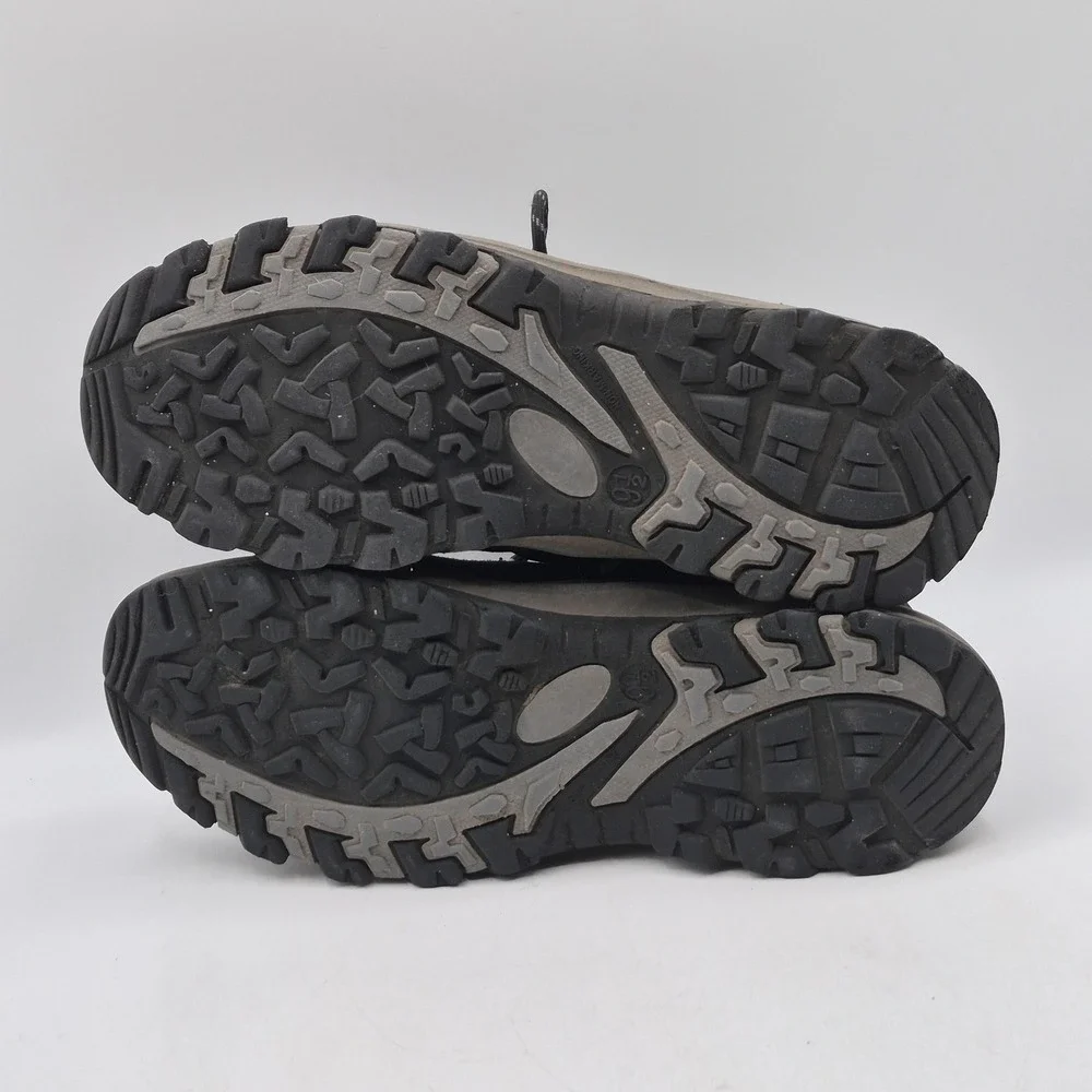 Denali Hiking Boots Mens‎ Size 9.5 Black Leather Mesh Trail Outdoor A17U159F-7